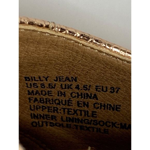 Just fab women’s Billie Jean oxford metallic size 6.5 5904 flats lace up pink - Picture 6 of 7